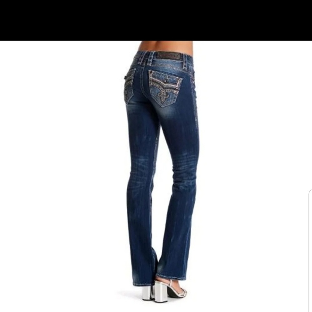 ROCK REVIVAL ELLOR BOOT CUT STRETCH JEANS